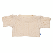 Aran-strikket genser