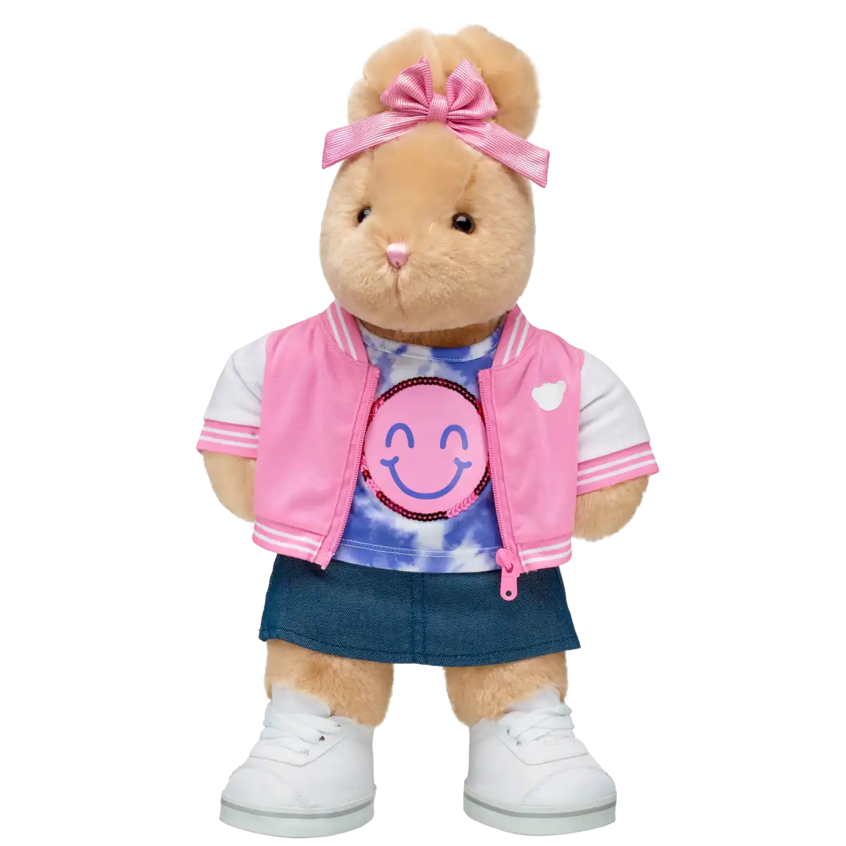 2 pk sløyfer hvit/rosa