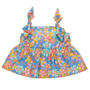 Retro blomsterkjole