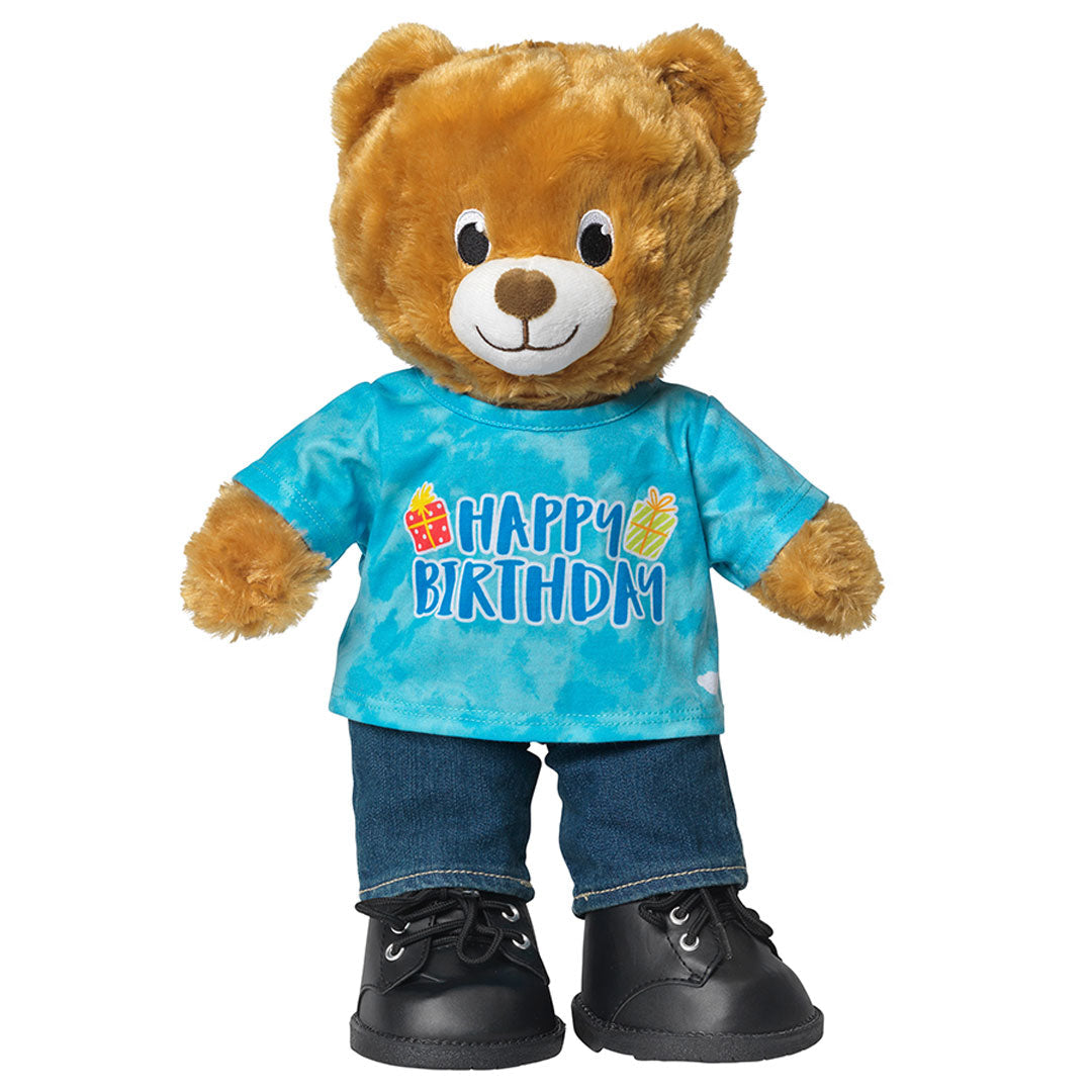 Birthday Bear med fødselsdagstøj