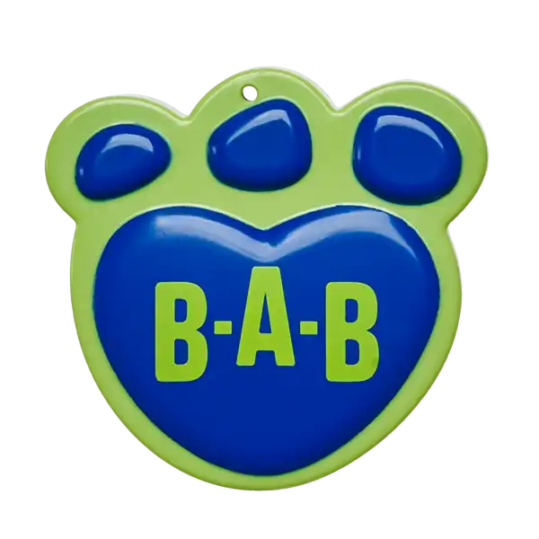 Blå Paw-børste