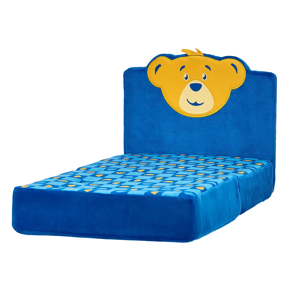 Blå sovesofa