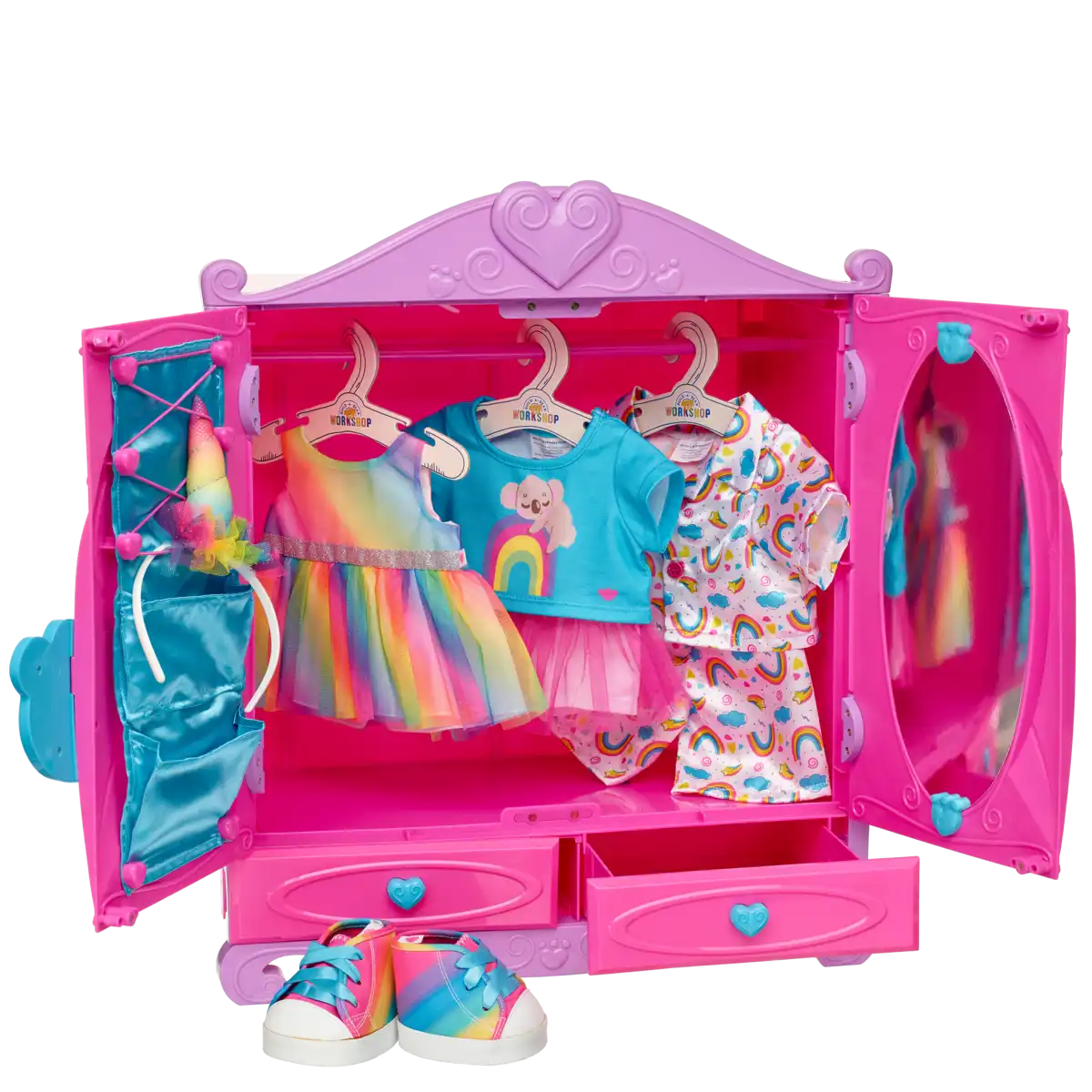 Build-A-Bear Pink klesskap