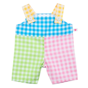 Color Block Gingham Smekkeromper