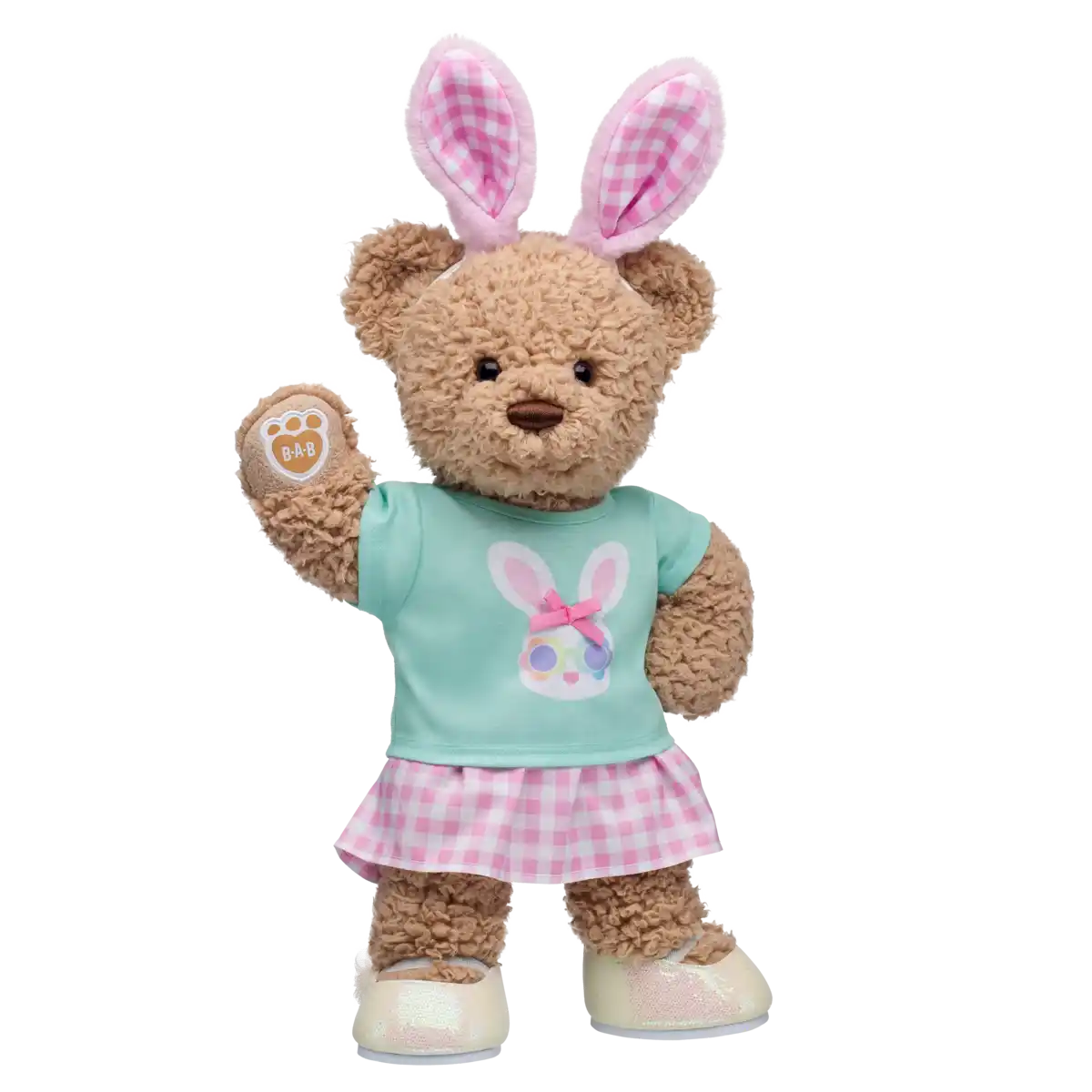 Gingham Bunny skirt sæt