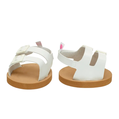 Hvite sandaler
