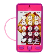 Lyserød smartphone