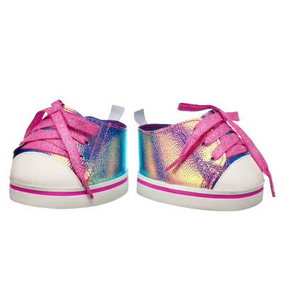Metalliske lave sneakers