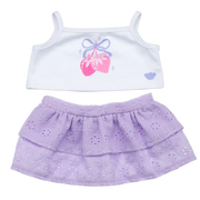 "Purple Eyelet Set"
