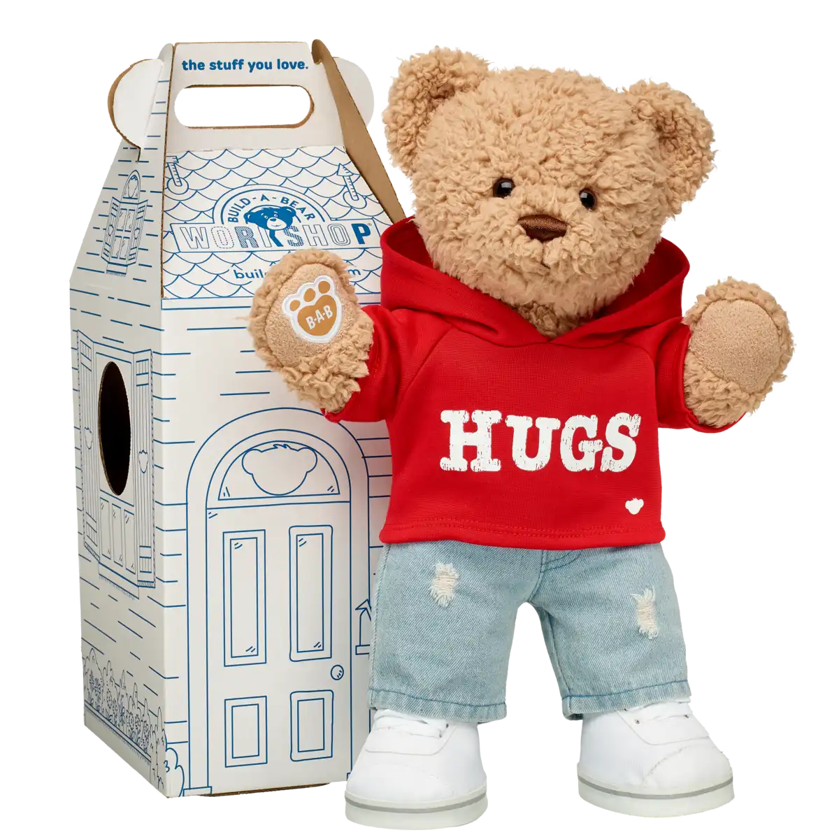 Rød Hugs Hoodie