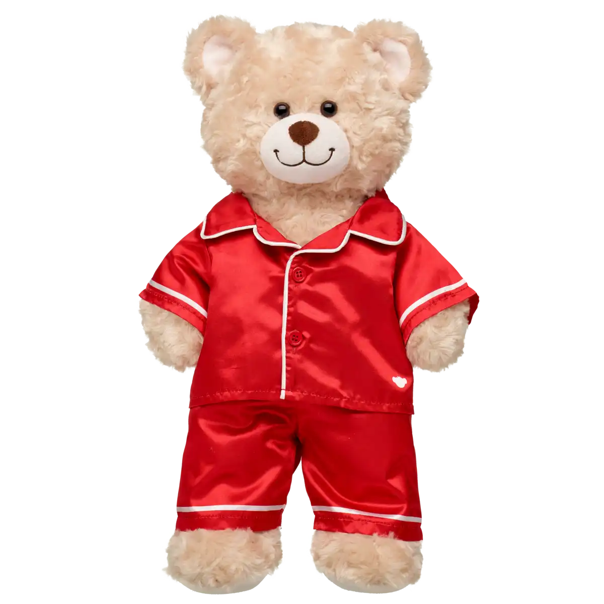 Rød satin pyjamas