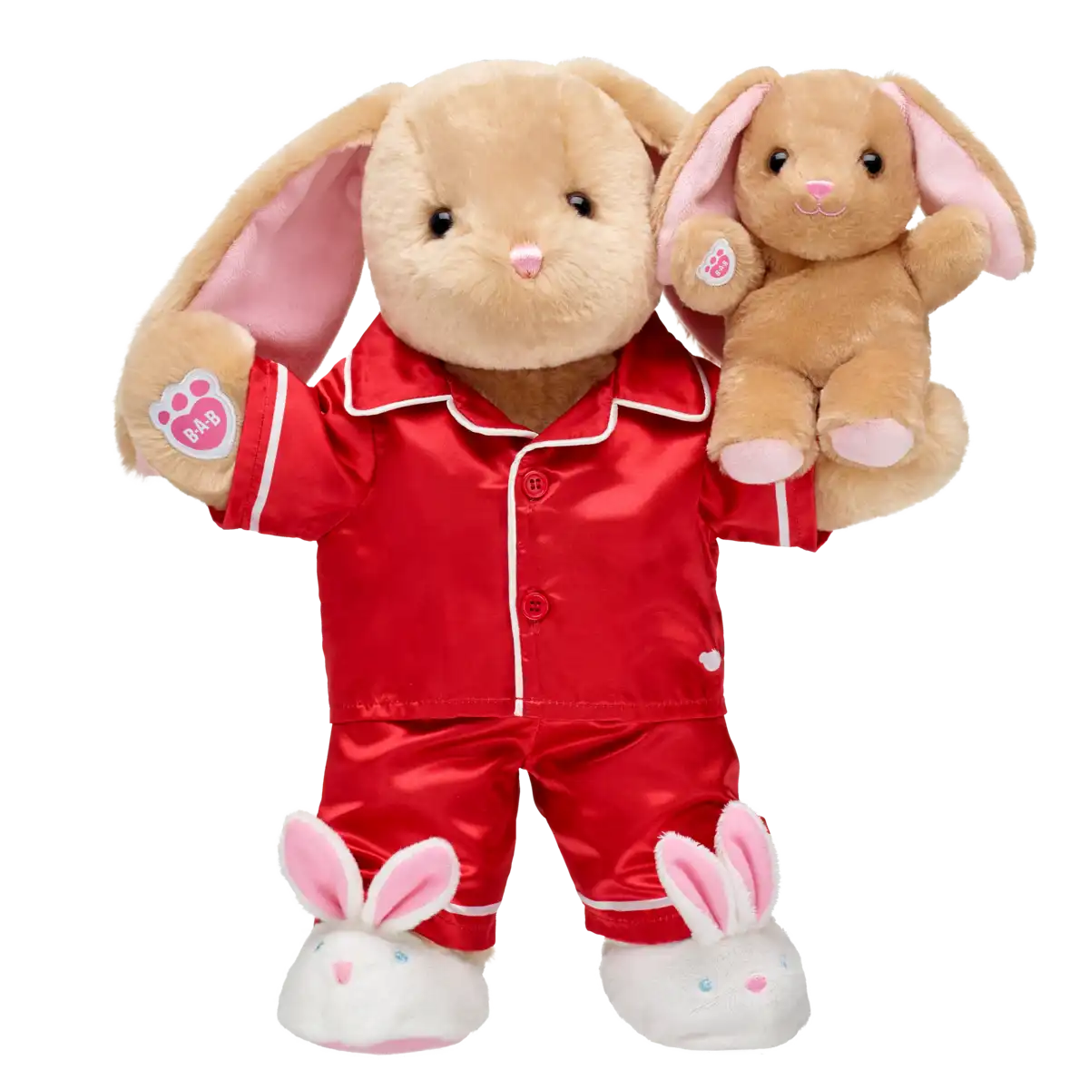 Rød satin pyjamas