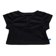 Svart Henley T-skjorte