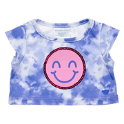 Tie Dye smile t-skjorte